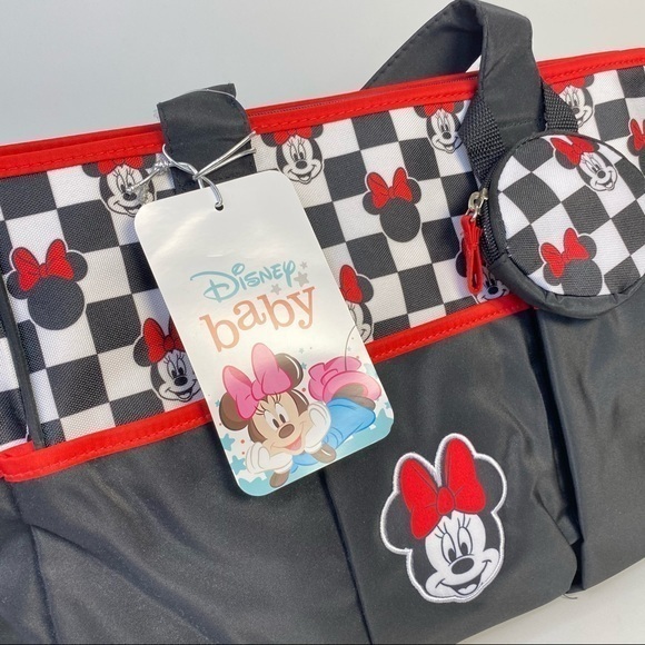 Disney Minnie Mickey Mouse Diaper Bag Gift Set - Picture 5 of 14